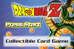 Dragon Ball Z - Collectible Card Game Title Screen